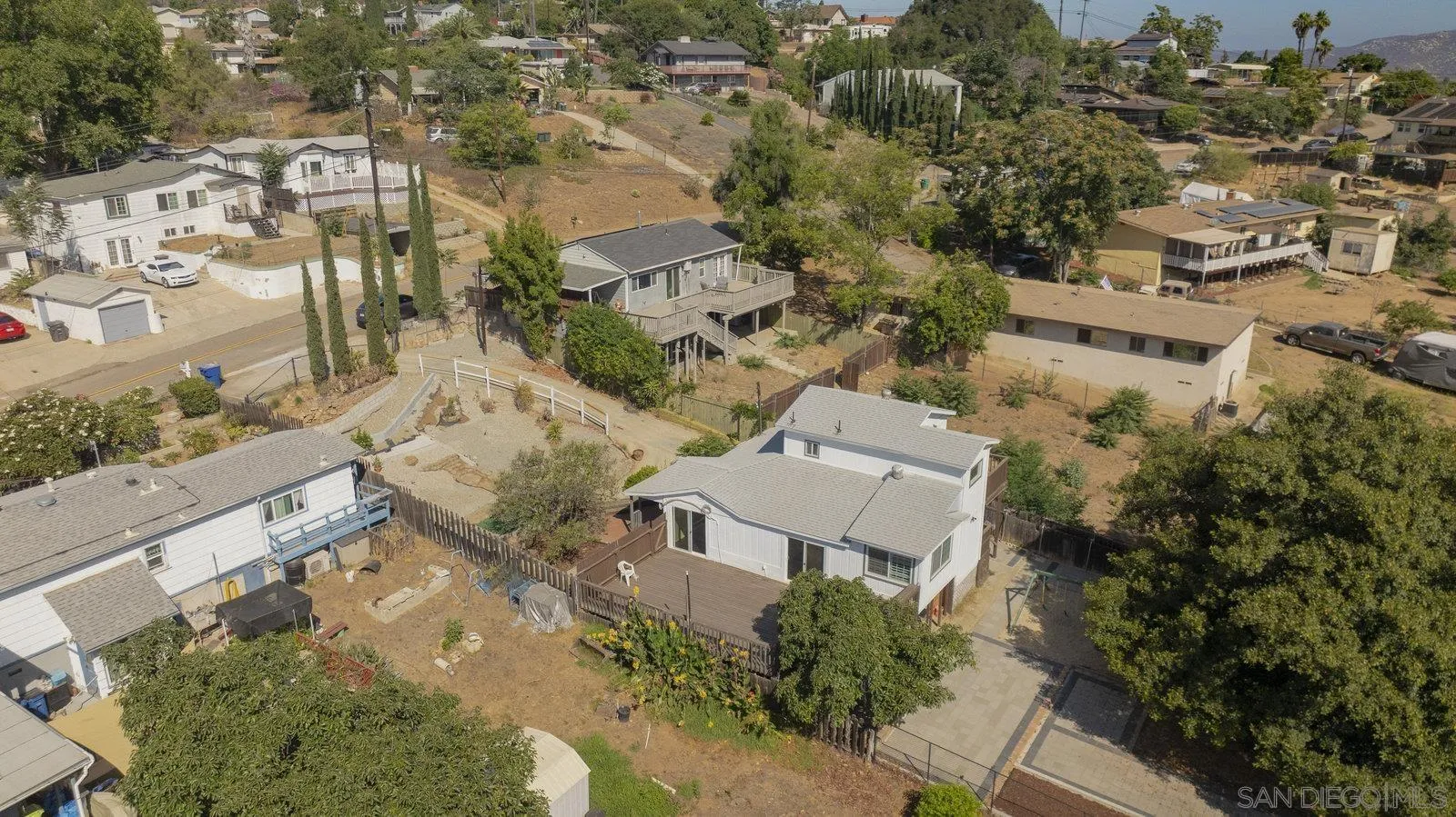 8545 Gardena Road Lakeside, CA 92040 - Photo 56 of 67 an aerial view of residential houses with outdoor space