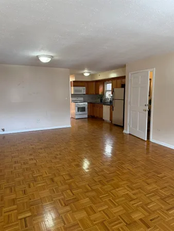 a view of kitchen and dining room