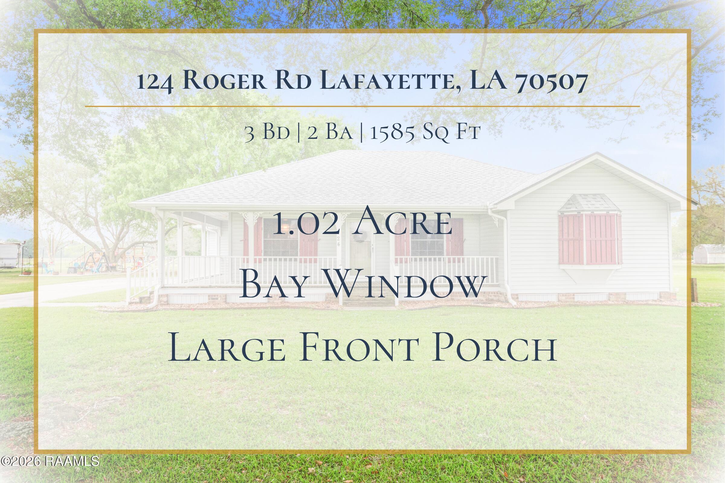 124 Roger Road Lafayette, LA 70507 - Photo 2 of 26 124 Roger Rd - MLS Photos