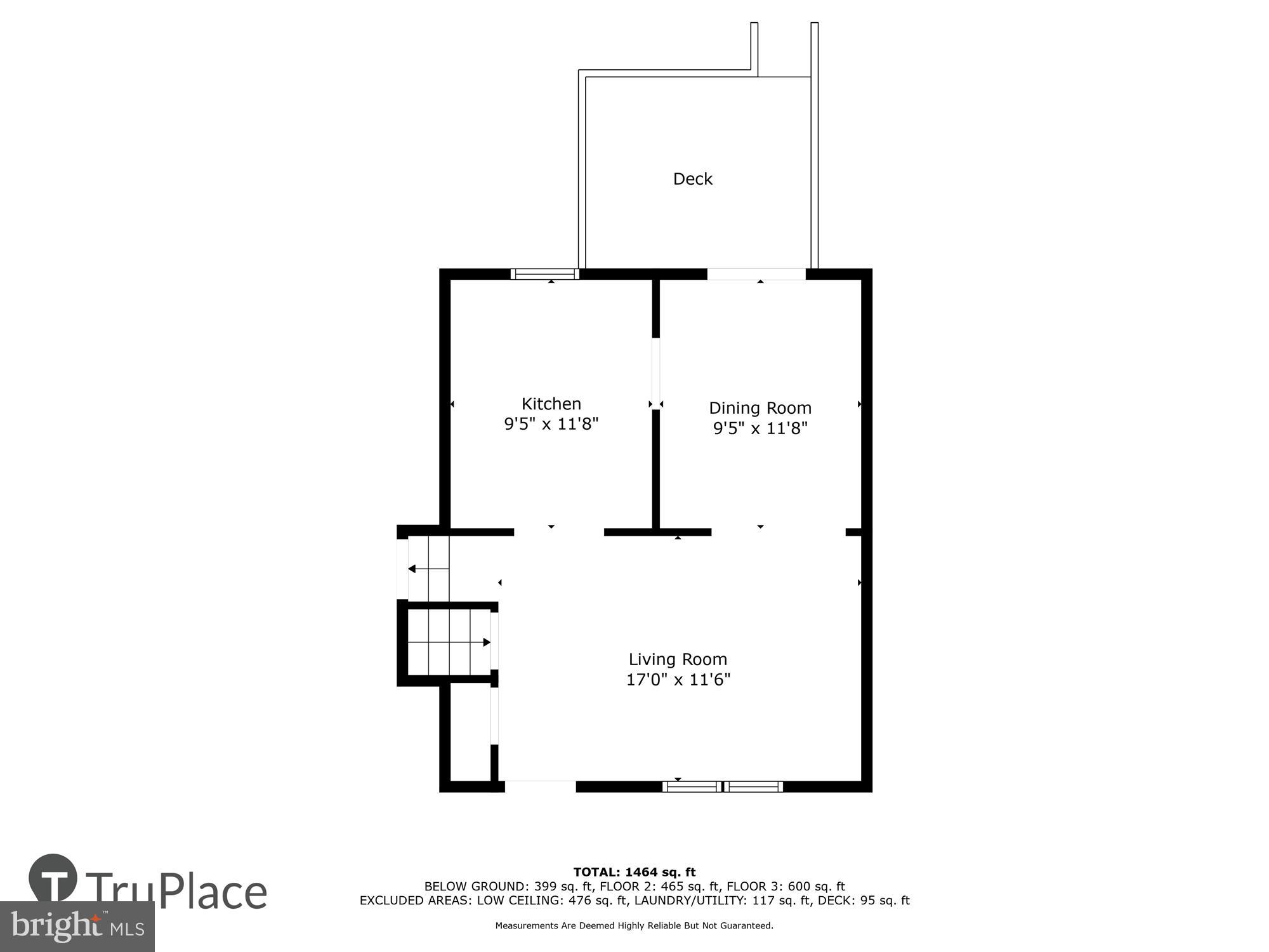 300 Buttry Road Gaithersburg, MD 20877 - Photo 33 of 34 Main Level (Labels & Measurements)