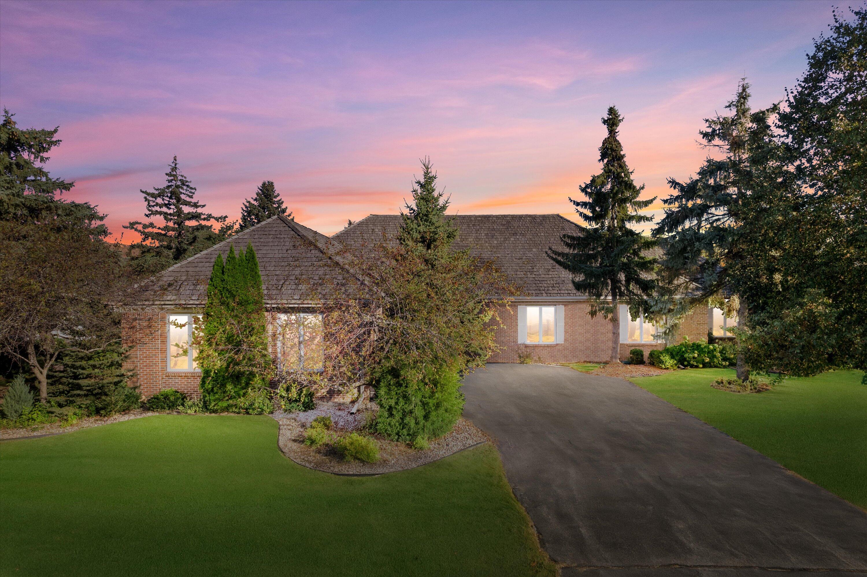 7306 Forty Acre Road Caledonia, WI 53126 - Photo 45 of 45 Twilight Exterior