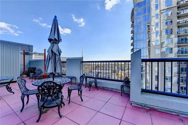 a view of a chairs with a porch