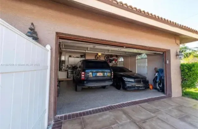 a car parked in front of house