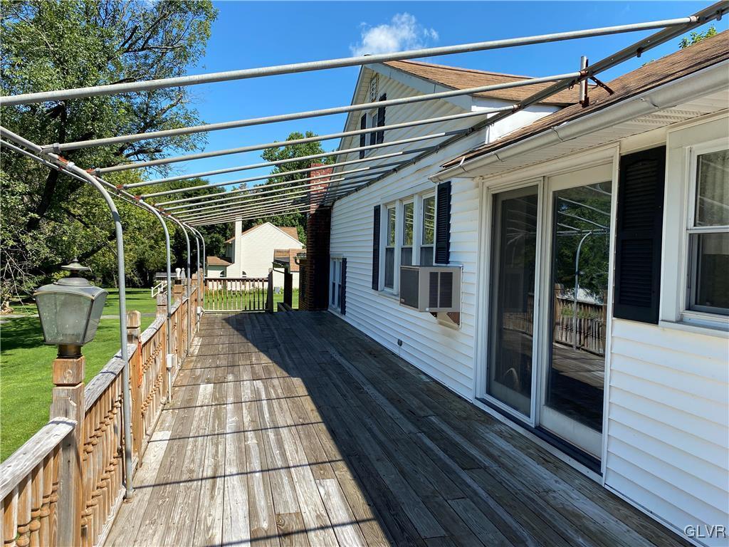 1240 Lieb Road Easton, PA 18040 - Photo 9 of 37 Huge Back and Side Deck with Lights. Poles are fo