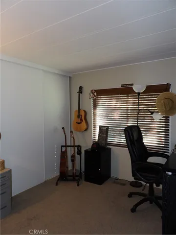 a view of workspace with a window