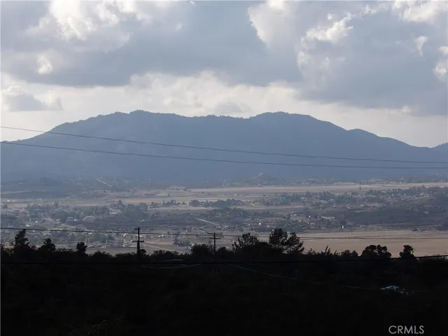 a view of a lake with a mountain