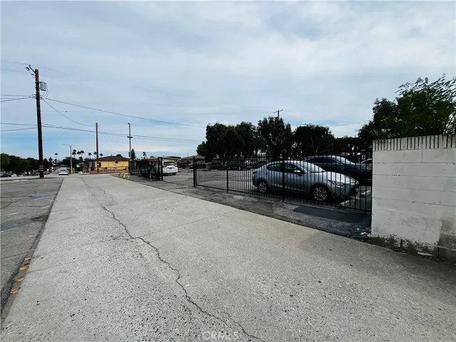 a view of car parked in parking lot