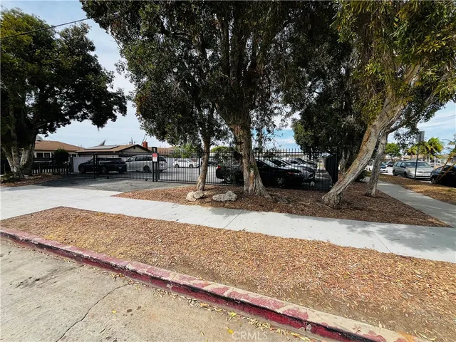 a view of outdoor space with garden