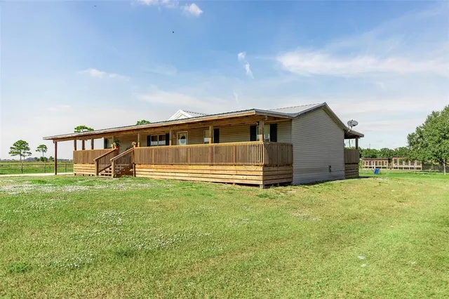 a view of a entryway door front of house