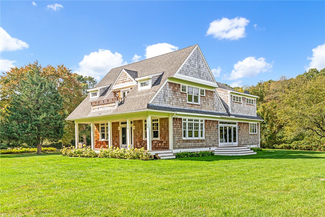 229 Saugatucket Road South Kingstown, RI 02879 - Photo 4 of 48 Rear view from right side featuring oiled wood decking