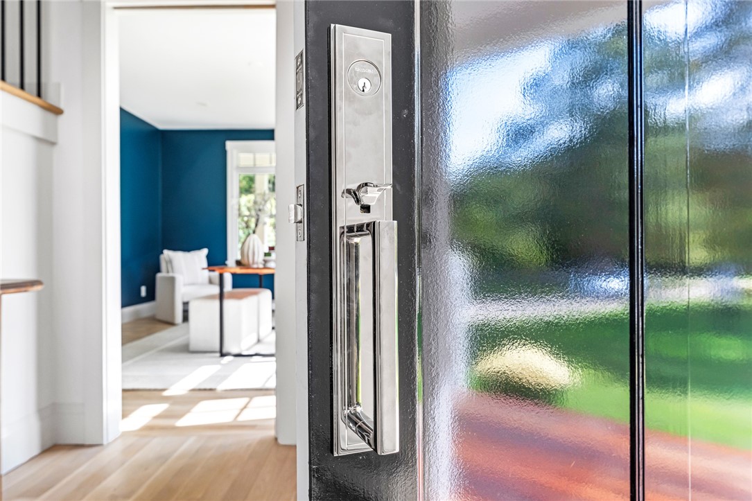 229 Saugatucket Road South Kingstown, RI 02879 - Photo 7 of 48 Lacquered Hemlock door with Baldwin polished nickel latch entry