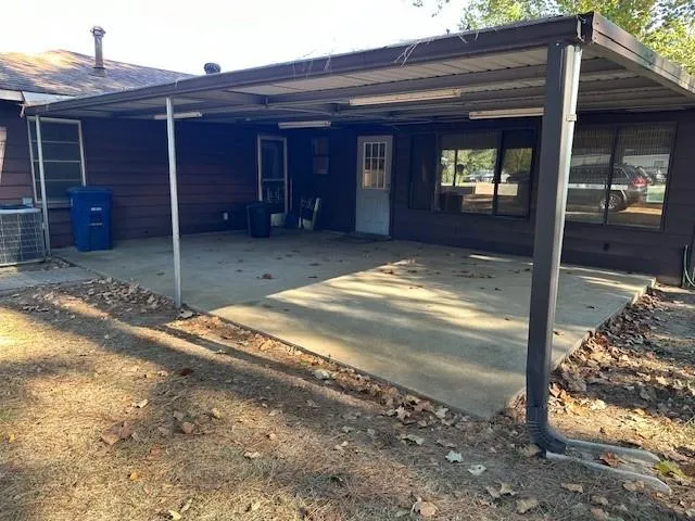 a view of a house with a porch