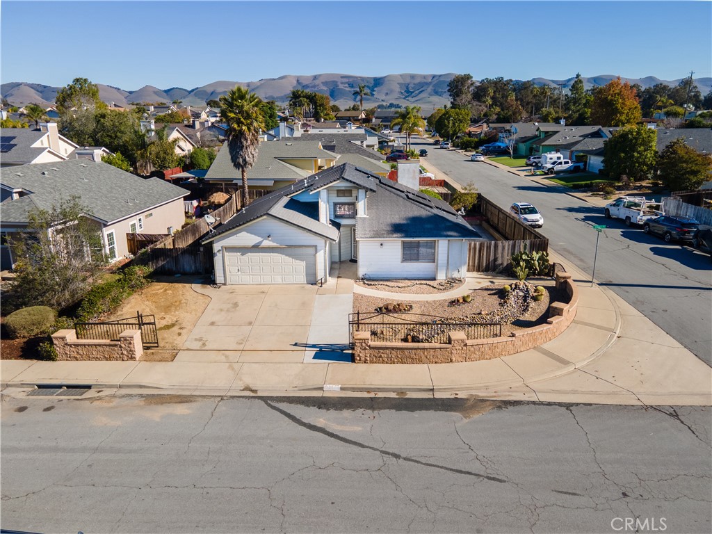 483 Violet Avenue Nipomo, CA 93444 - Photo 45 of 47 an aerial view of a house with a garden