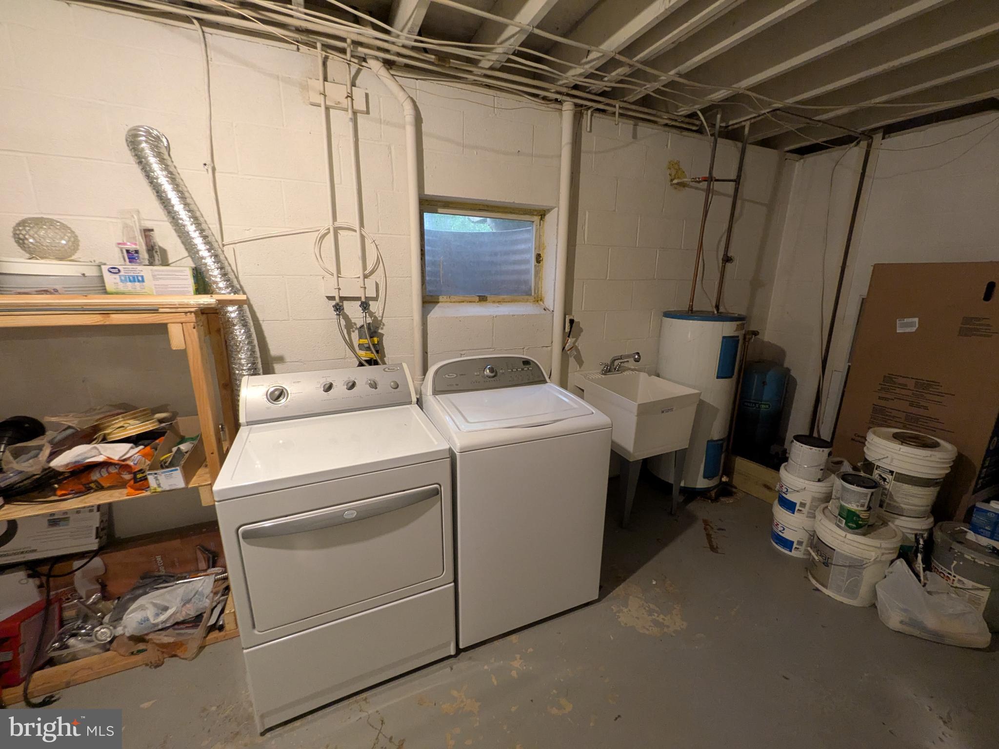 9511 Rogues Road Midland, VA 22728 - Photo 27 of 34 Functional laundry area in a cozy basement.