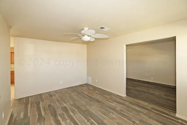 wooden floor in an empty room
