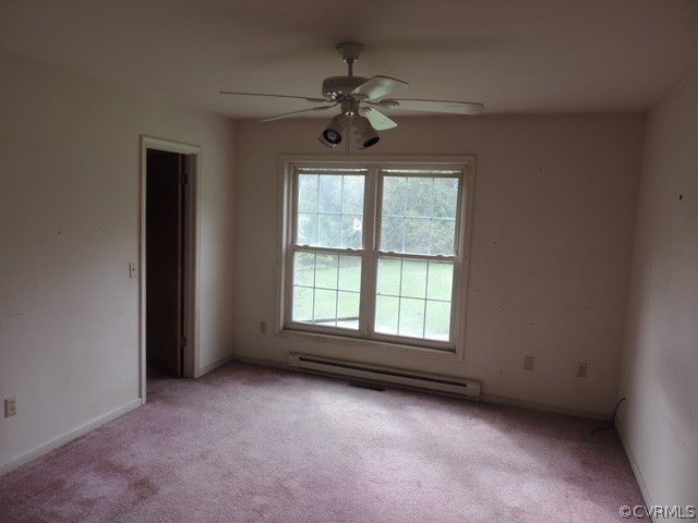2299 Lockett Road Rice, VA 23966 - Photo 11 of 25 an empty room with chandelier fan and windows