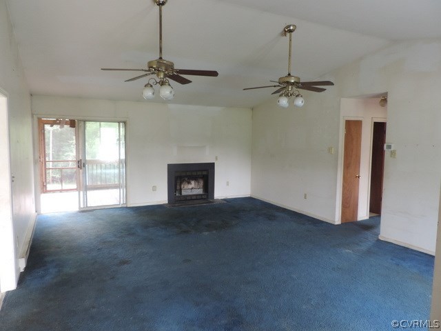 2299 Lockett Road Rice, VA 23966 - Photo 5 of 25 a view of empty room with windows and ceiling fan