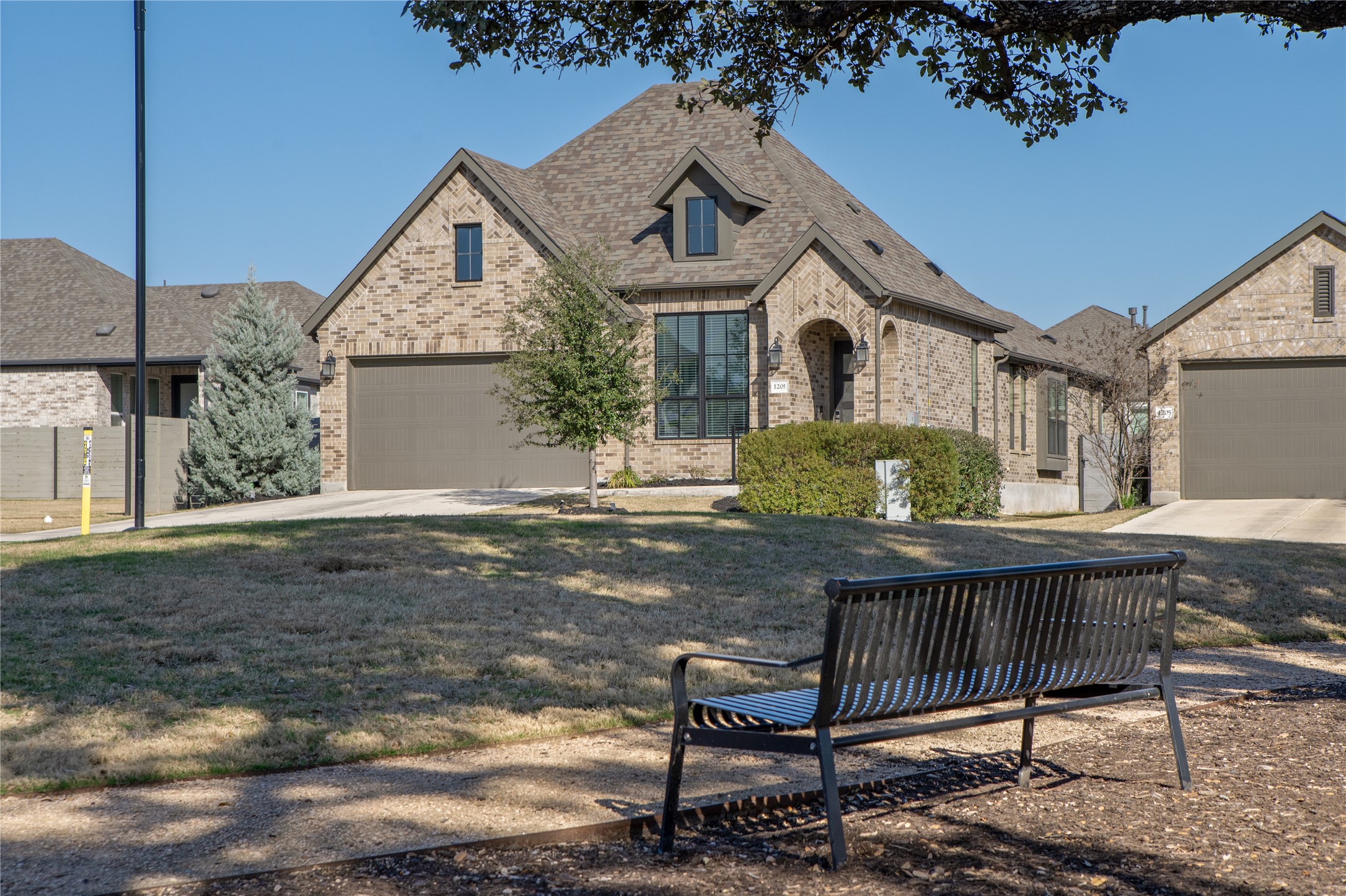 1201 Highcrest Georgetown, TX 78628 - Photo 11 of 40 a front view of a house with garden