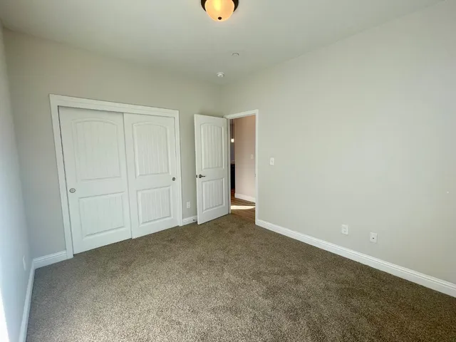 an empty room with window