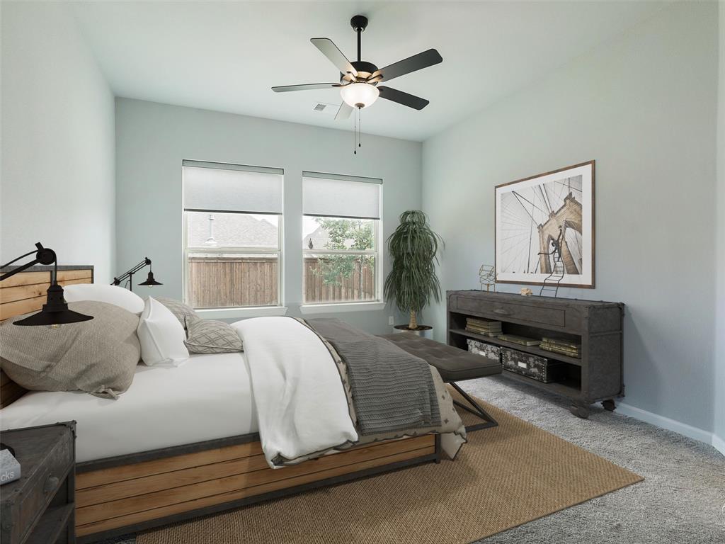3705 Prickly Pear Road Little Elm, TX 75068 - Photo 23 of 33 virtually staged primary bedroom