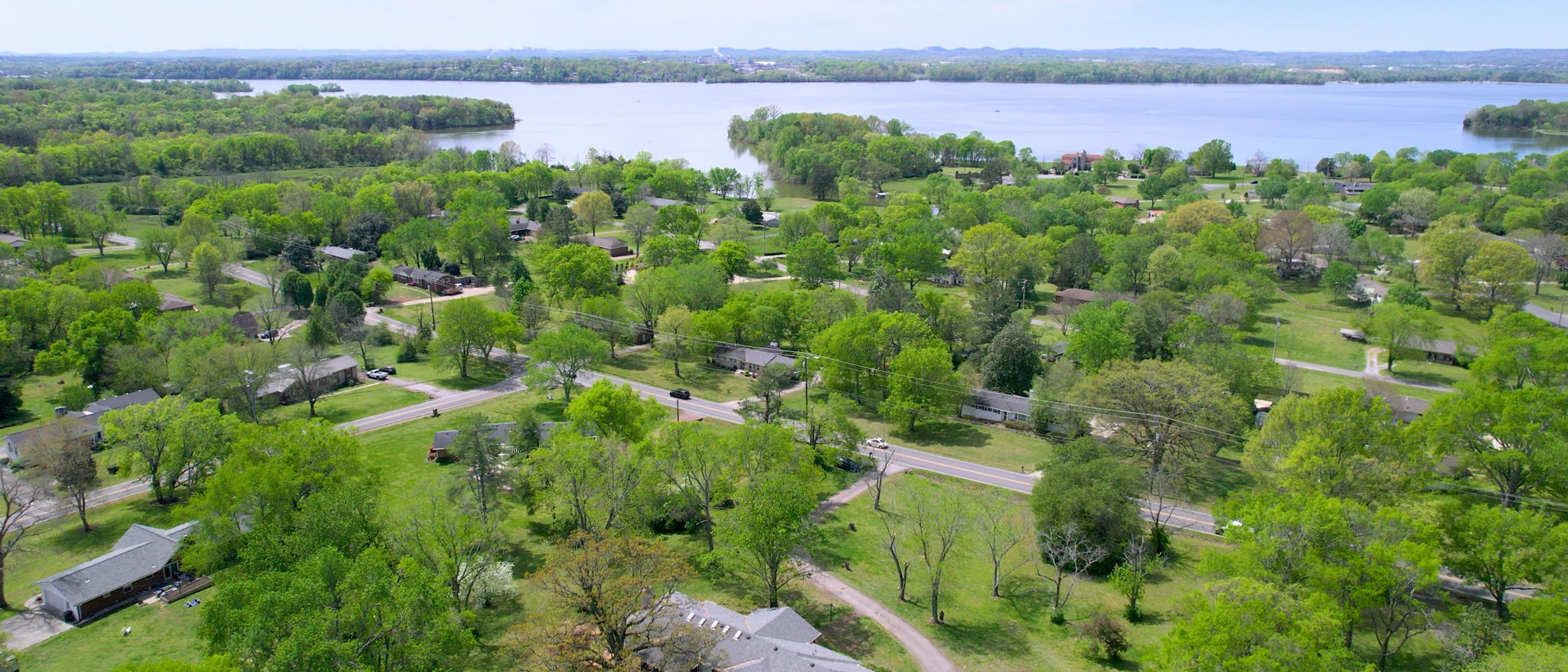 463 Walton Ferry Road Hendersonville, TN 37075 - Photo 54 of 54 an aerial view of a houses with outdoor space and trees