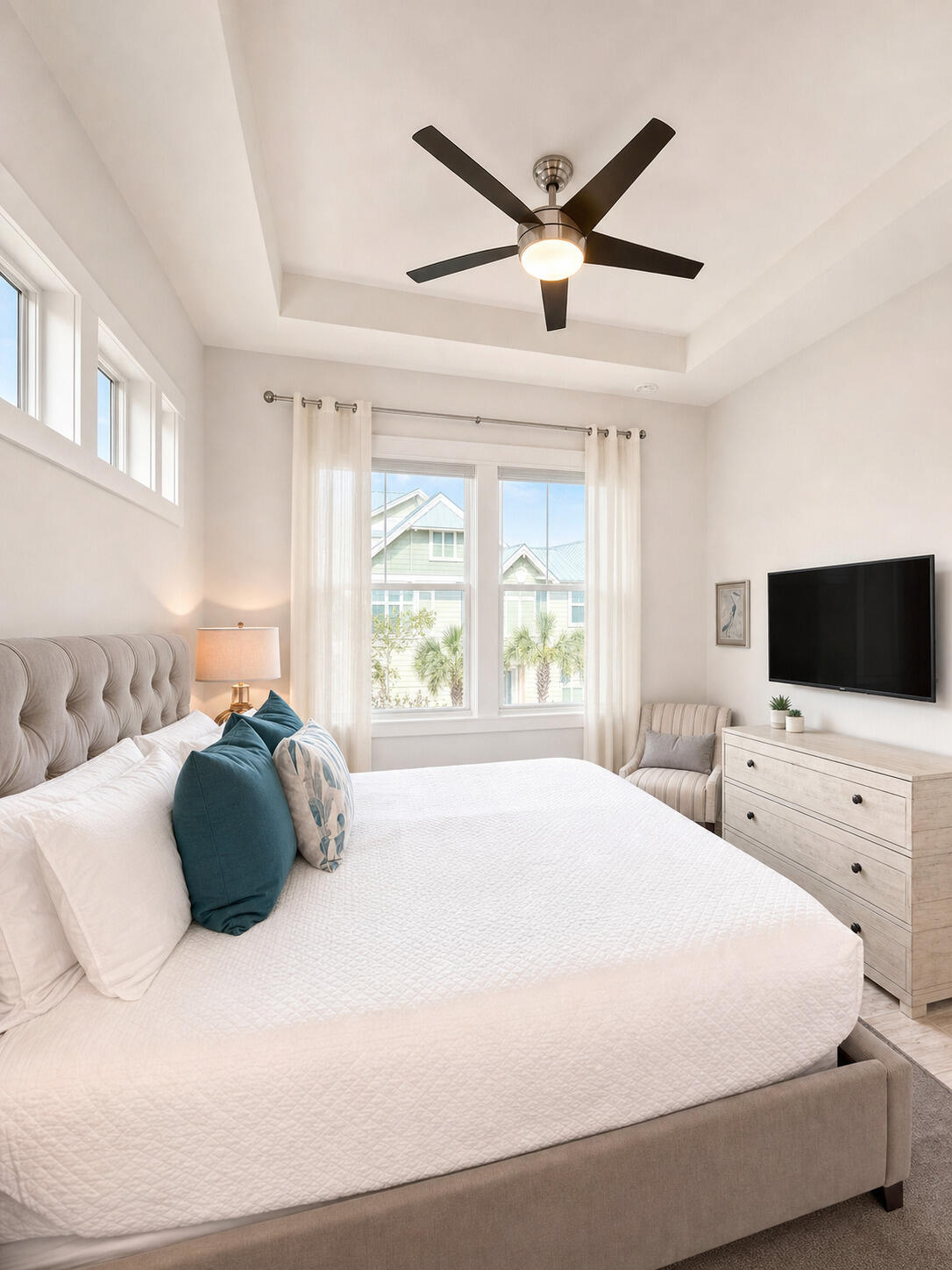 197 Milestone Drive, Unit C Inlet Beach, FL 32461 - Photo 7 of 37 Stunning primary bedroom