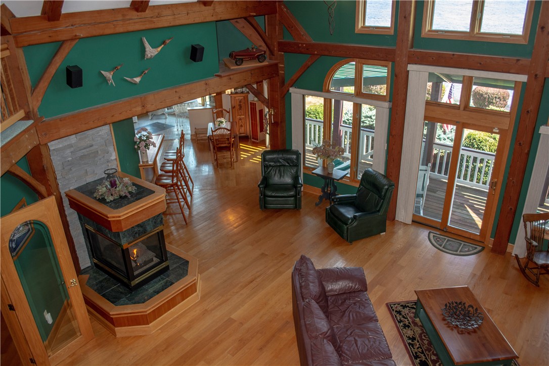 75D South Glenora Road Starkey, NY 14837 - Photo 17 of 38 Looking at the Living Room from the second floor L
