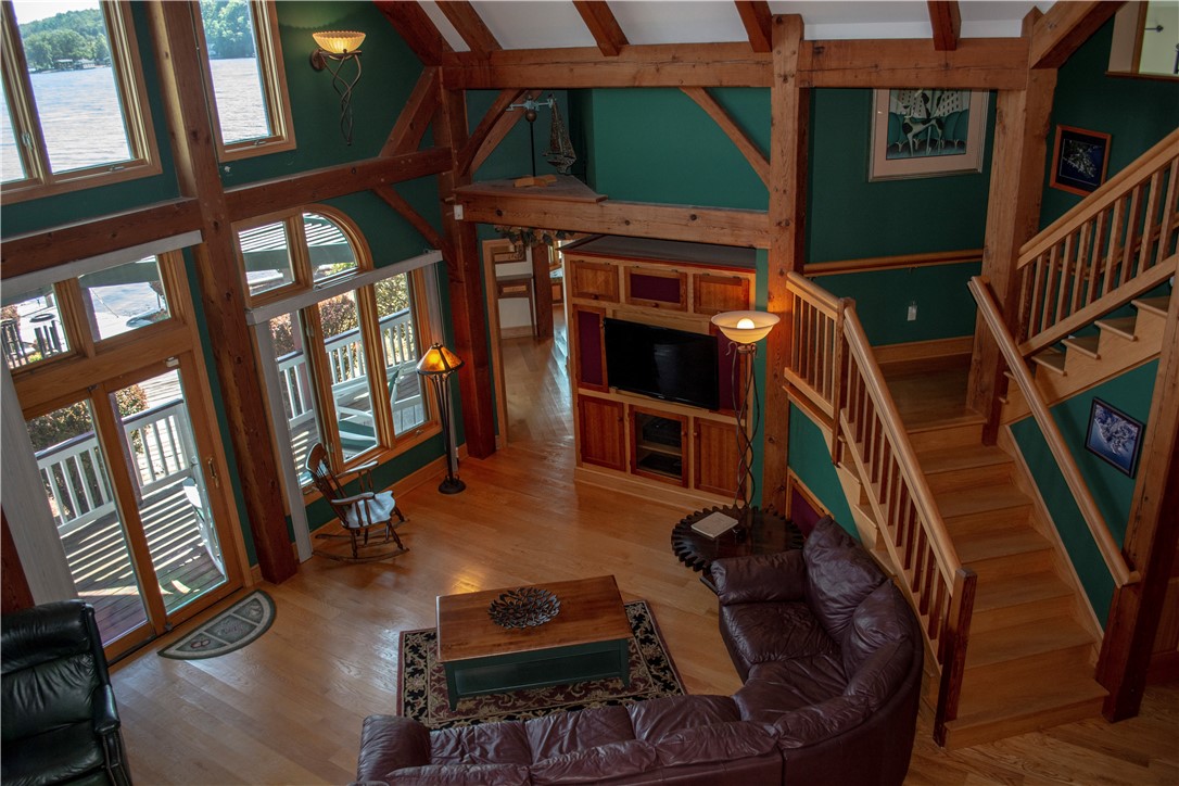 75D South Glenora Road Starkey, NY 14837 - Photo 18 of 38 Looking at the Living Room from the second floor L