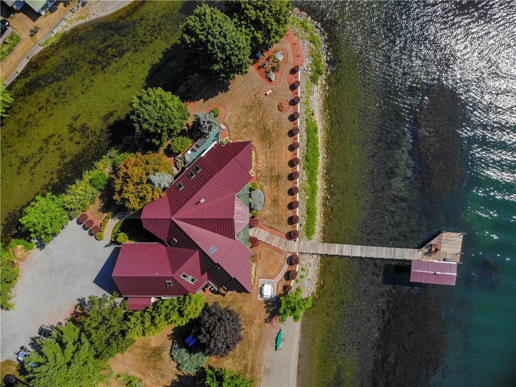 75D South Glenora Road Starkey, NY 14837 - Photo 3 of 38 227 Feet of Seneca Lake Frontage. This home has a