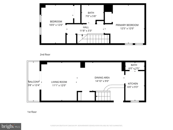 $2,625 | 1204 1/2 33rd Street Northwest, Washington, DC 20007