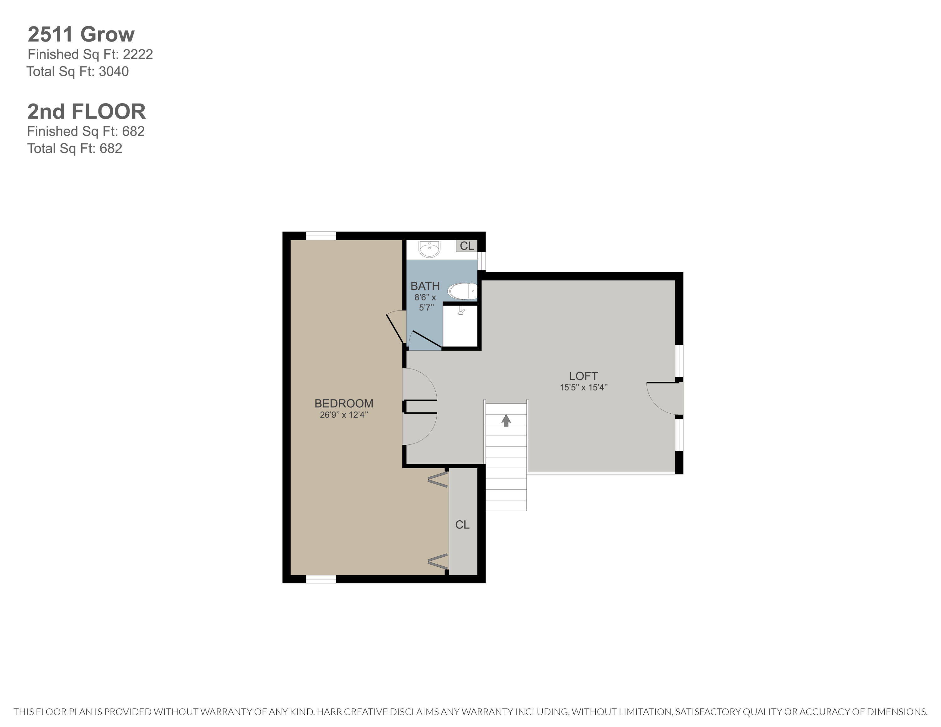 2511 South Grow Road Sidney, MI 48885 - Photo 47 of 48 2511 Grow 2nd Floor