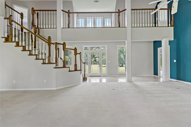 a view of an front door