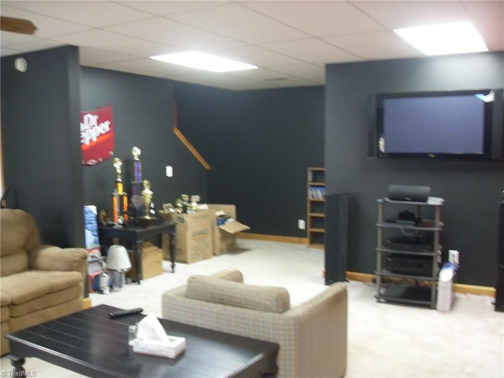 338 Fox Run View Lane Trinity, NC 27370 - Photo 12 of 21 Media room is great for entertaining or could easily be guest quarters with a full bath
