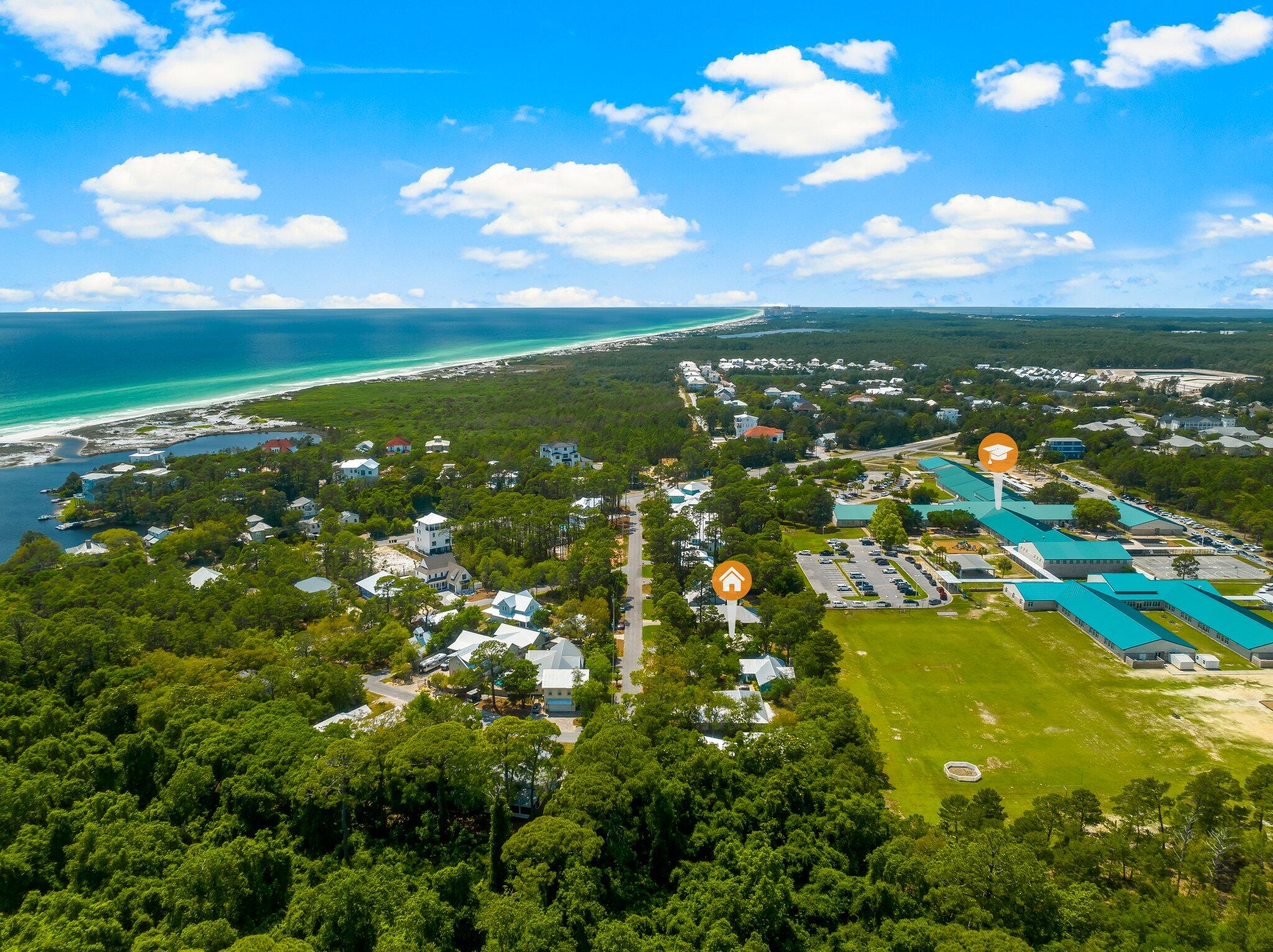 133 Sunrise Circle, Unit B Santa Rosa Beach, FL 32459 - Photo 22 of 25 a view of a city