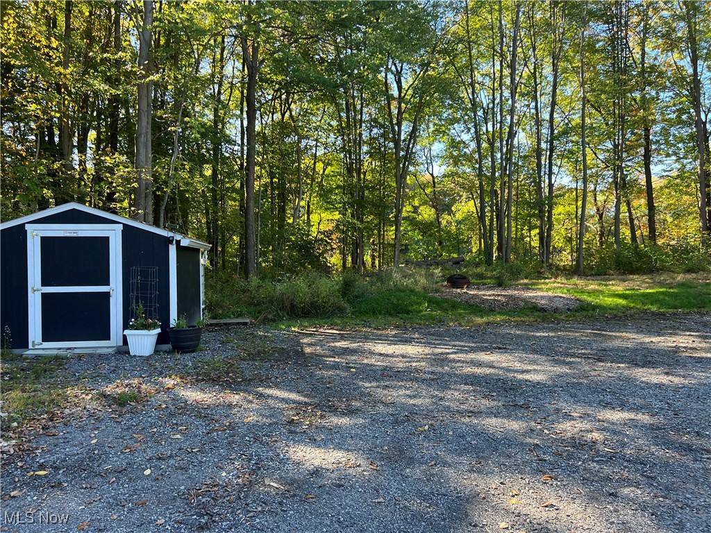 8625 Bainbridge Road Chagrin Falls, OH 44023 - Photo 11 of 20 View of yard featuring a shed