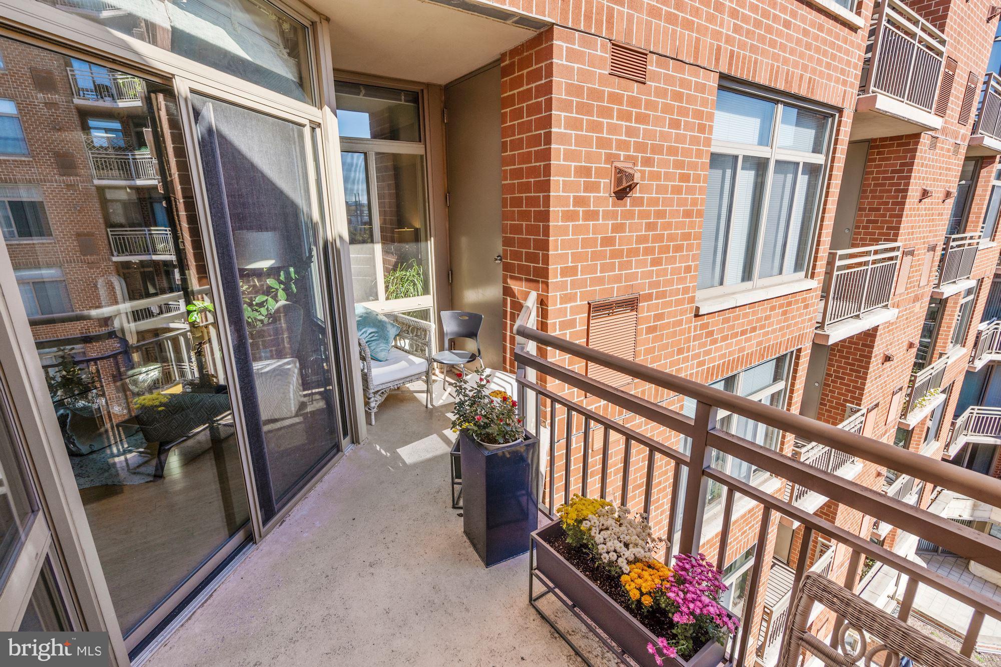 3600 South Glebe Road, Unit 632W Arlington, VA 22202 - Photo 26 of 41 a view of balcony with a potted plant