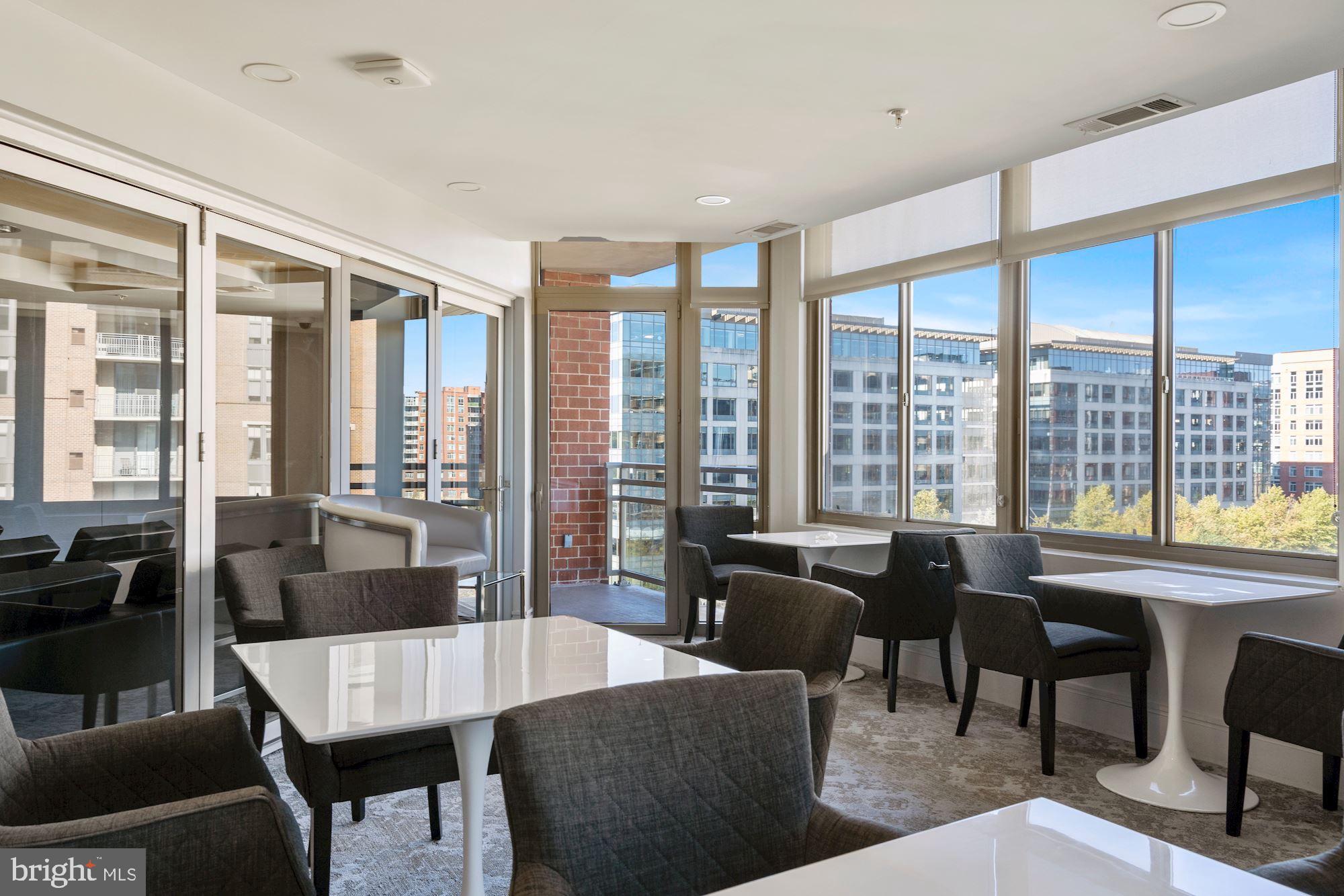 3600 South Glebe Road, Unit 632W Arlington, VA 22202 - Photo 32 of 41 a view of a dining room with furniture window and outside view
