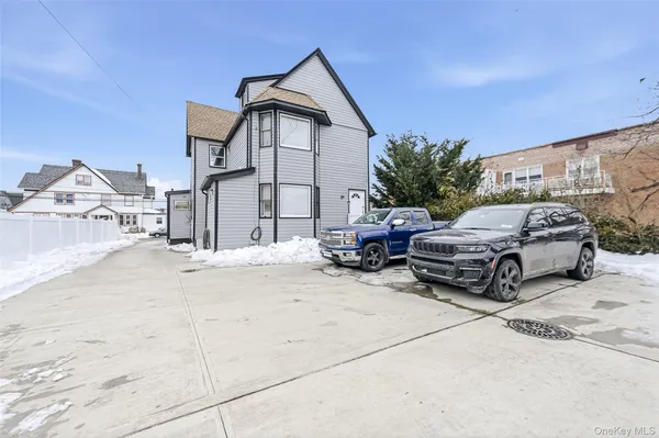 a view of a house with a patio