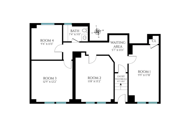 $925,000 | 410 East 57th Street, Unit 1A | Sutton Place