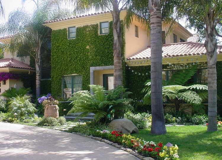 76 Depot Road Santa Barbara, CA 93108 - Photo 2 of 12 a view of a garden with a fountain