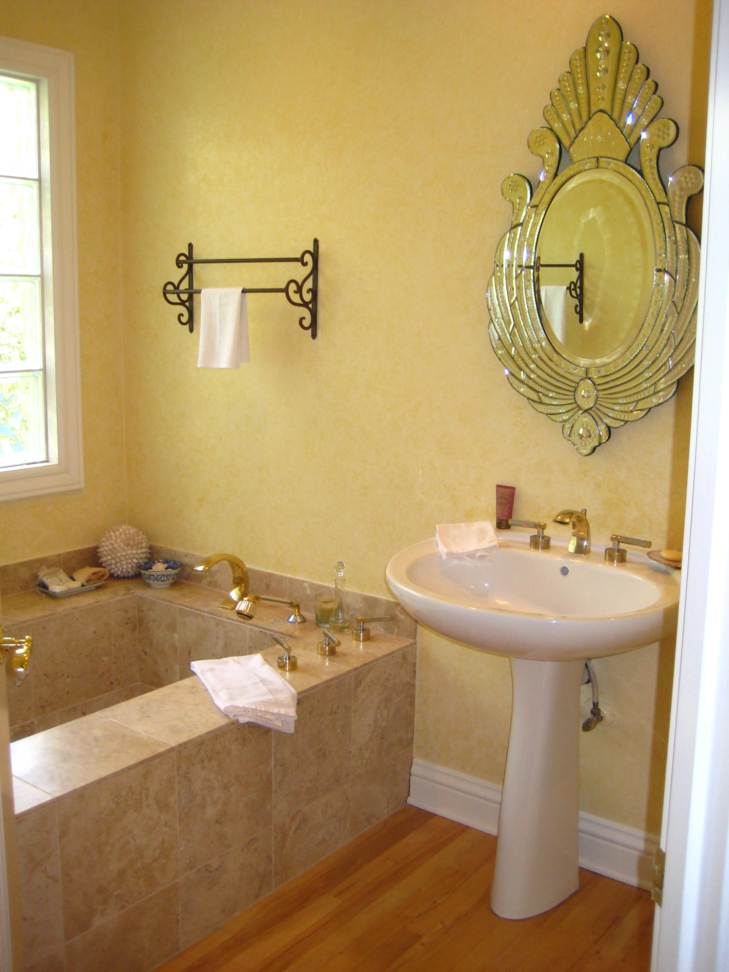 76 Depot Road Santa Barbara, CA 93108 - Photo 7 of 12 a bathroom with a sink and a mirror