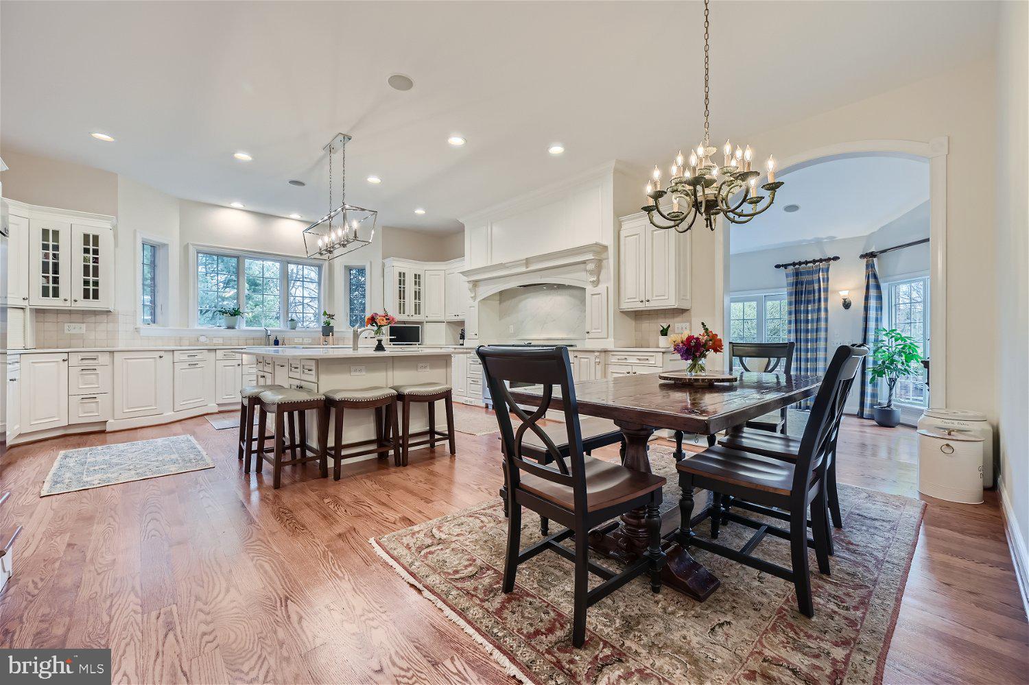 2629 Pot Spring Road Lutherville-Timonium, MD 21093 - Photo 4 of 35 Kitchen with Island and Dining Area