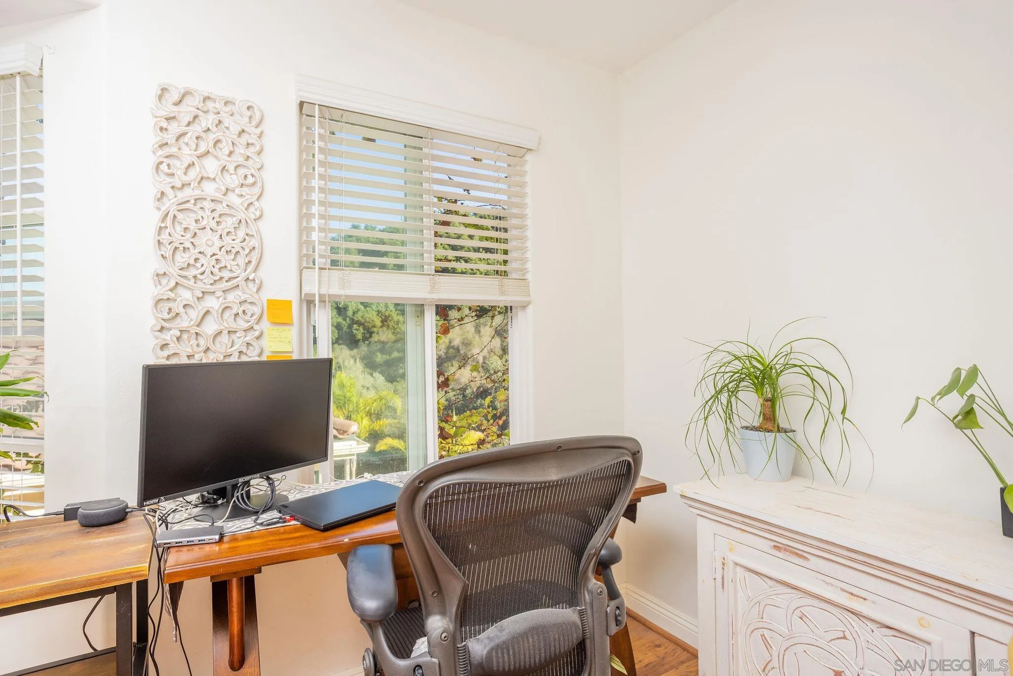 4003 Millagra Drive Fallbrook, CA 92028 - Photo 32 of 46 a view of a workspace with furniture and a window