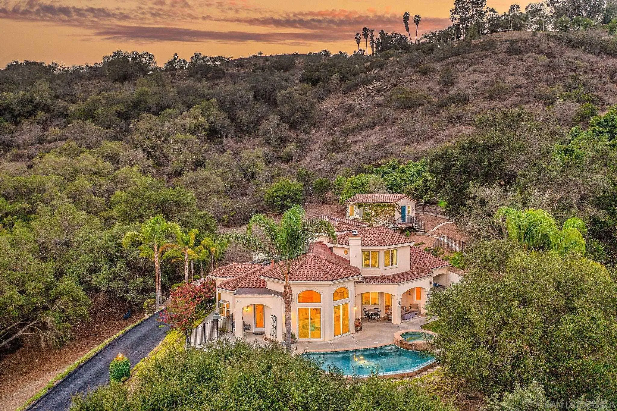 4003 Millagra Drive Fallbrook, CA 92028 - Photo 45 of 46 an aerial view of a house