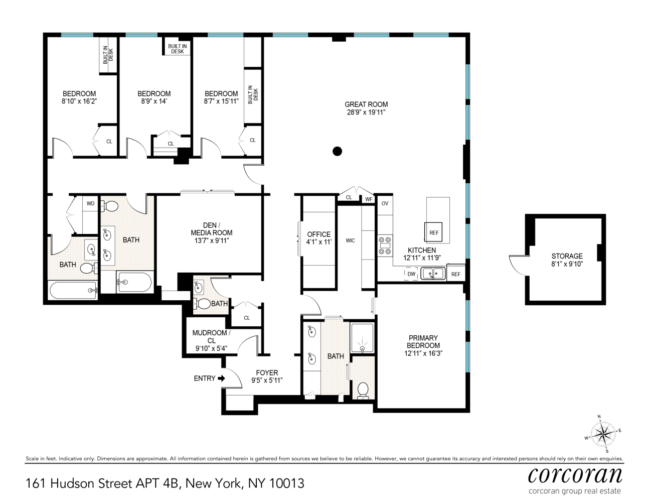 161 Hudson Street, Unit 4B Manhattan, NY 10013 - Photo 20 of 20