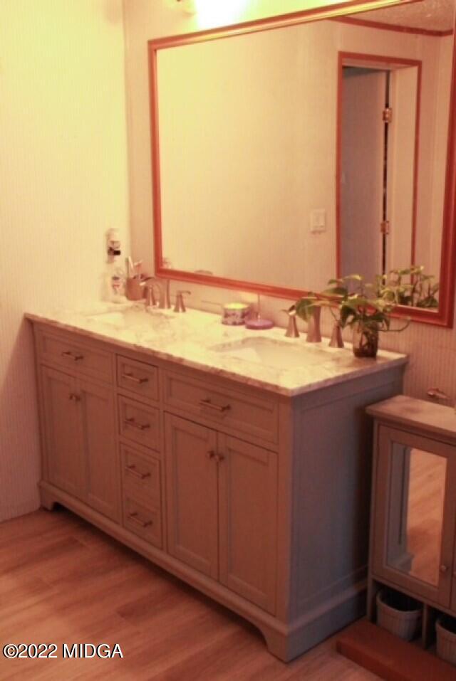 362 Chestnut Hill Road Fort Valley, GA 31030 - Photo 14 of 23 a bathroom with a sink and a mirror
