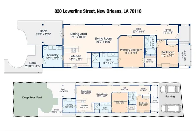 $500,000 | 820 Lowerline Street, New Orleans, LA 70118