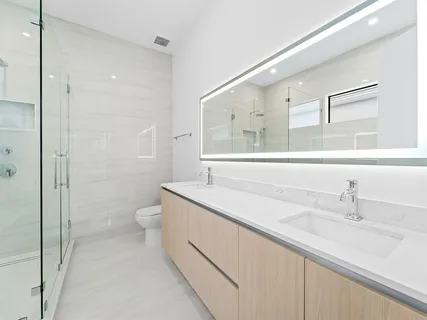 a bathroom with a sink and a toilet