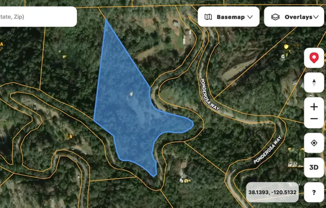 an aerial view of a golf course