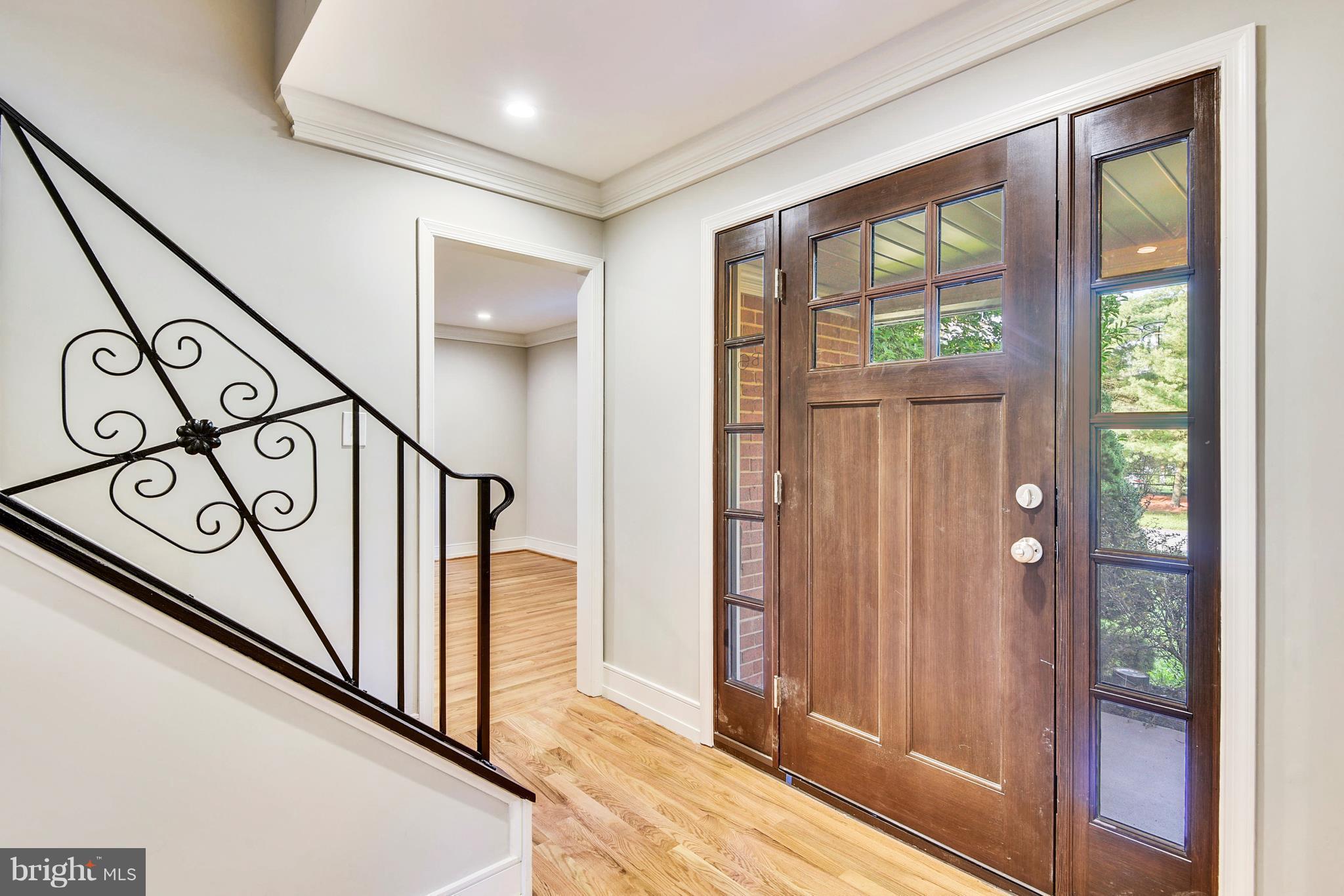 4017 Olney Laytonsville Road Olney, MD 20832 - Photo 21 of 28 a view of an entryway with wooden floor